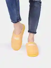 Желтый тапочки домашние женские