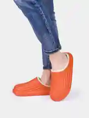 Оранжевый тапки женские теплые, 4 цвета