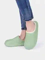 Мятный тапки женские теплые, 4 цвета