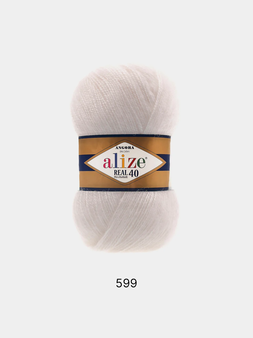 Пряжа Alize Angora Real 40 40% Шерсть, 60% Aкрил, 100 г 480 м
