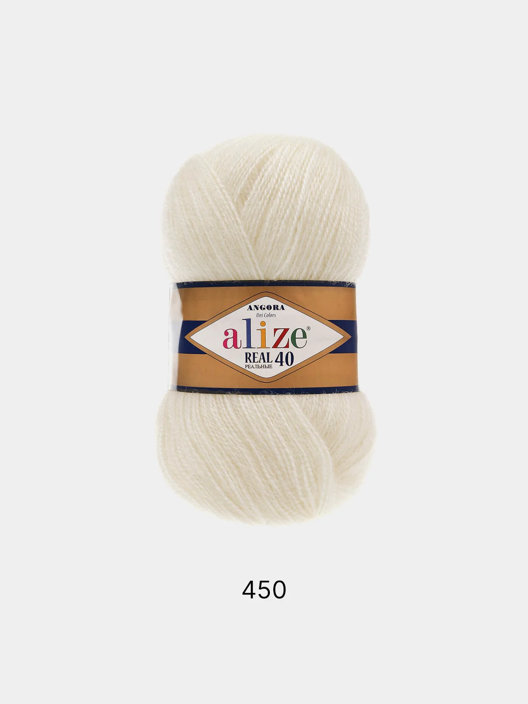 Пряжа Alize Angora Real 40 40% Шерсть, 60% Aкрил, 100 г 480 м