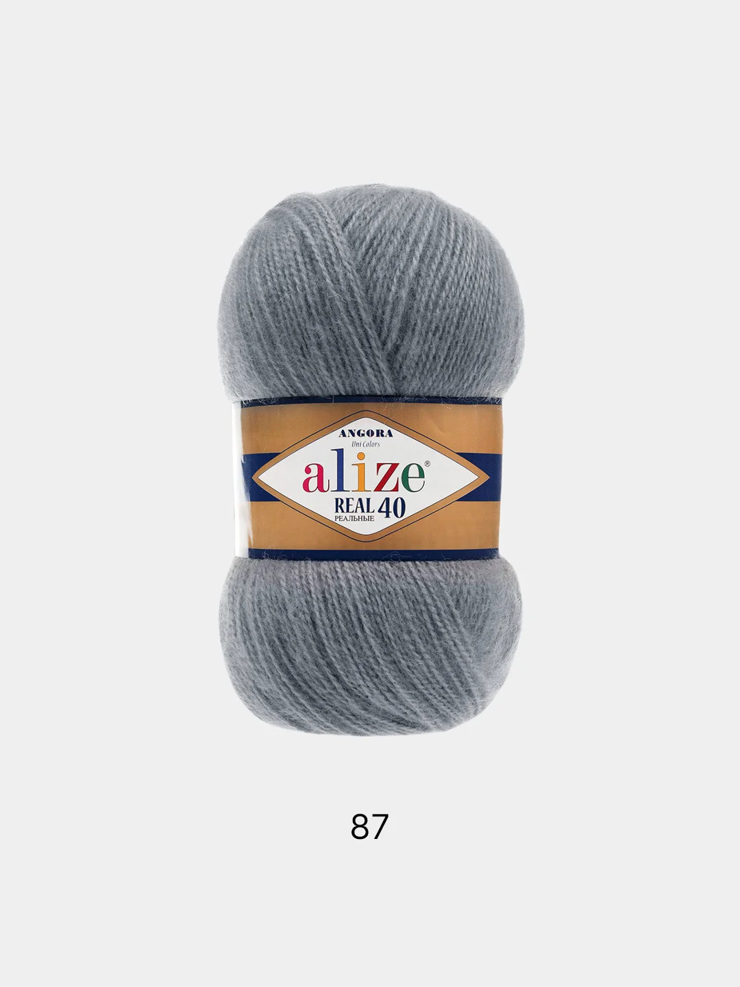 Пряжа Alize Angora Real 40 40% Шерсть, 60% Aкрил, 100 г 480 м