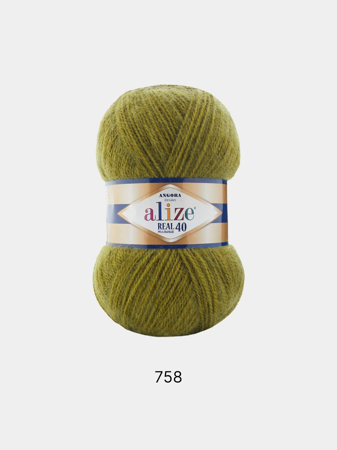 Пряжа Alize Angora Real 40 40% Шерсть, 60% Aкрил, 100 г 480 м