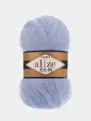 Пряжа Alize Angora Real 40 40% Шерсть, 60% Aкрил, 100 г 480 м