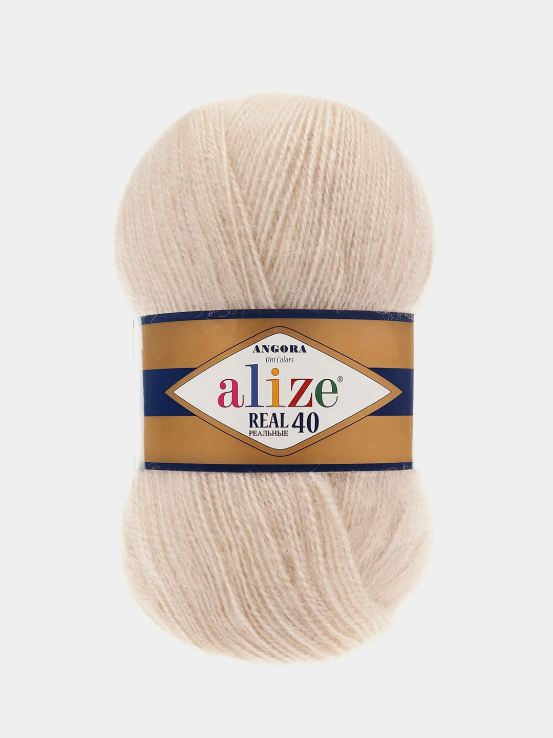 Пряжа Alize Angora Real 40 40% Шерсть, 60% Aкрил, 100 г 480 м