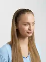 Белый эластичный ободок с зубчиками