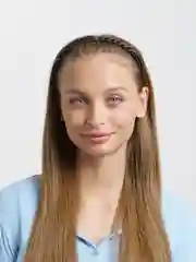 Белый эластичный ободок с зубчиками