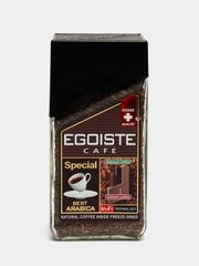 Кофе сублимированный EGOISTE Special, стеклянная банка, 100 г