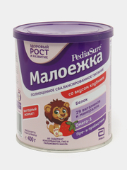 Смесь детская PediaSure "Малоежка", клубника, сбалансированное питание, с 12 месяцев, 400г