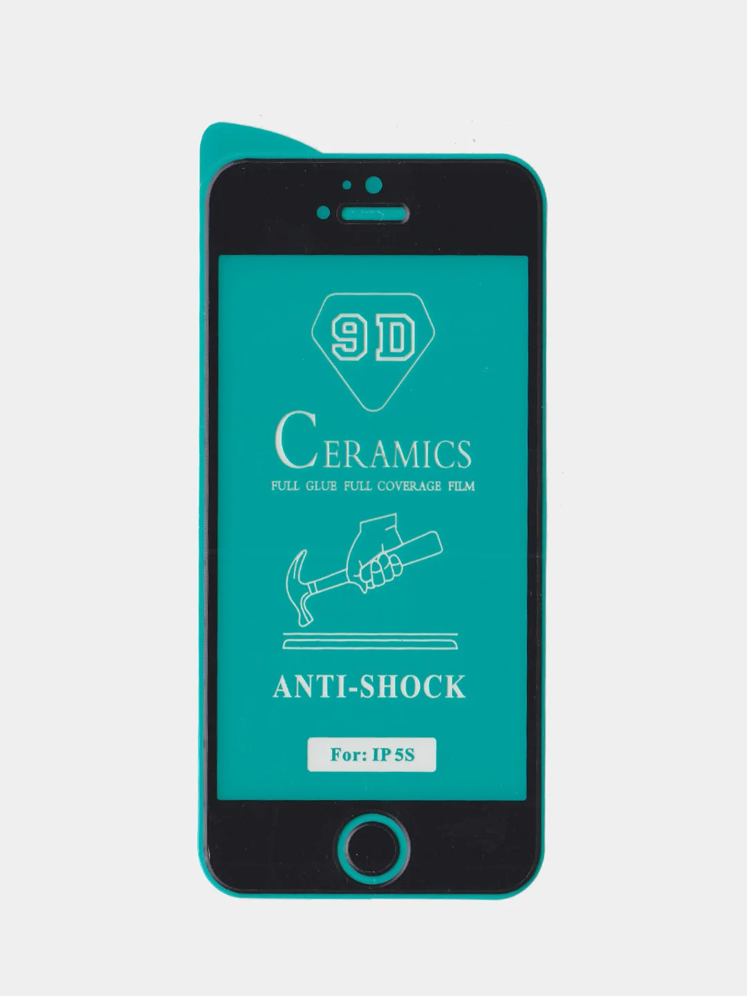 Черный керамическая пленка Ceramics для iPhone 5 / 6 / 6s / 7 / 8 / 7+ / 10 / XR / 11 / 12/13
