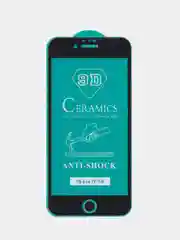Черный керамическая пленка Ceramics для iPhone 5 / 6 / 6s / 7 / 8 / 7+ / 10 / XR / 11 / 12/13