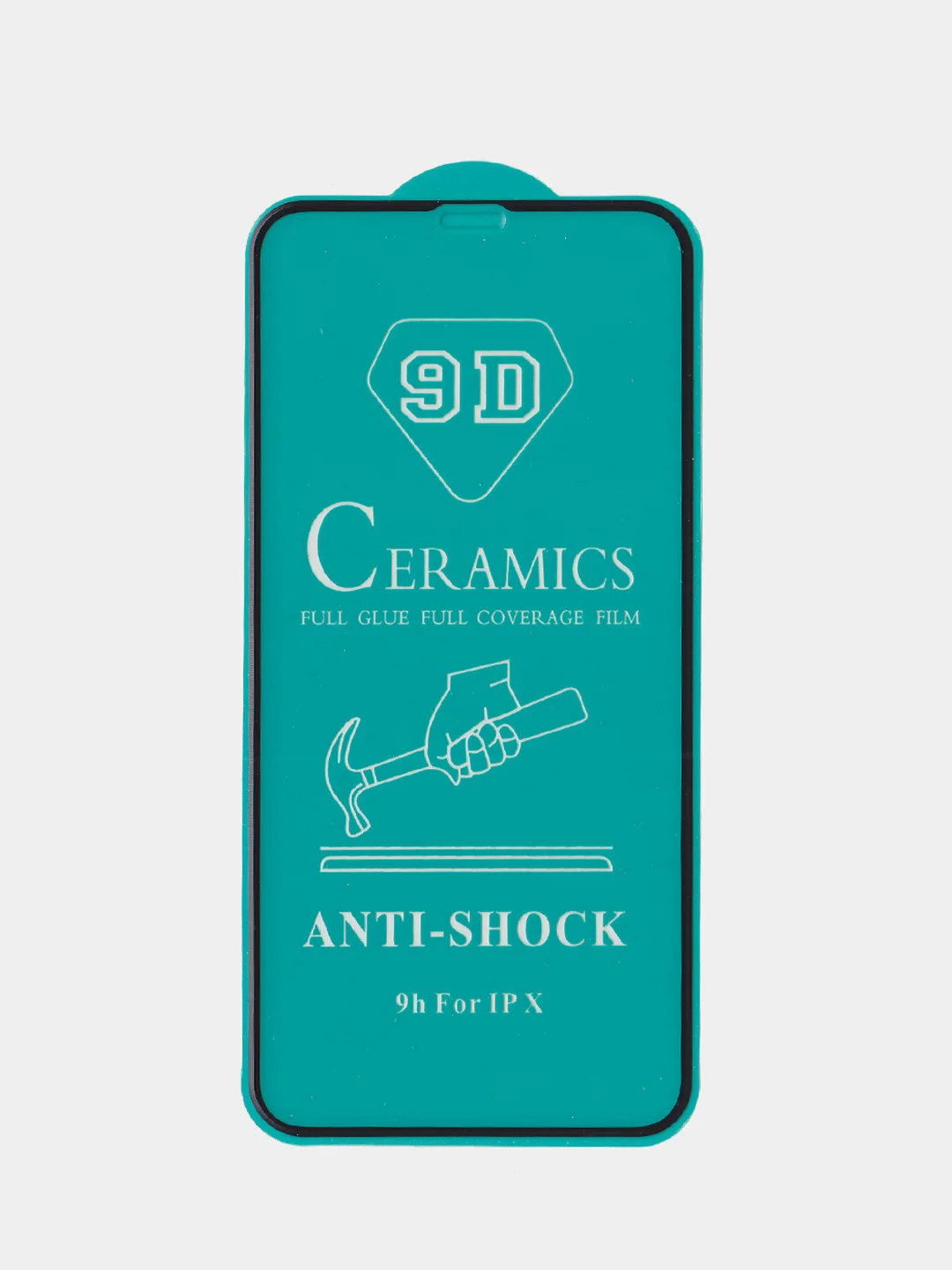 Черный керамическая пленка Ceramics для iPhone 5 / 6 / 6s / 7 / 8 / 7+ / 10 / XR / 11 / 12/13