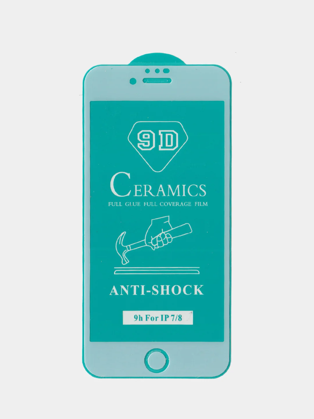 Белый керамическая пленка Ceramics для iPhone 5 / 6 / 6s / 7 / 8 / 7+ / 10 / XR / 11 / 12/13