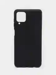 Черный чехол силиконовый для Samsung Galaxy A12 / M12 ( Самсунг А12 / М12)