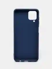 Темно-синий чехол силиконовый для Samsung Galaxy A12 / M12 ( Самсунг А12 / М12)