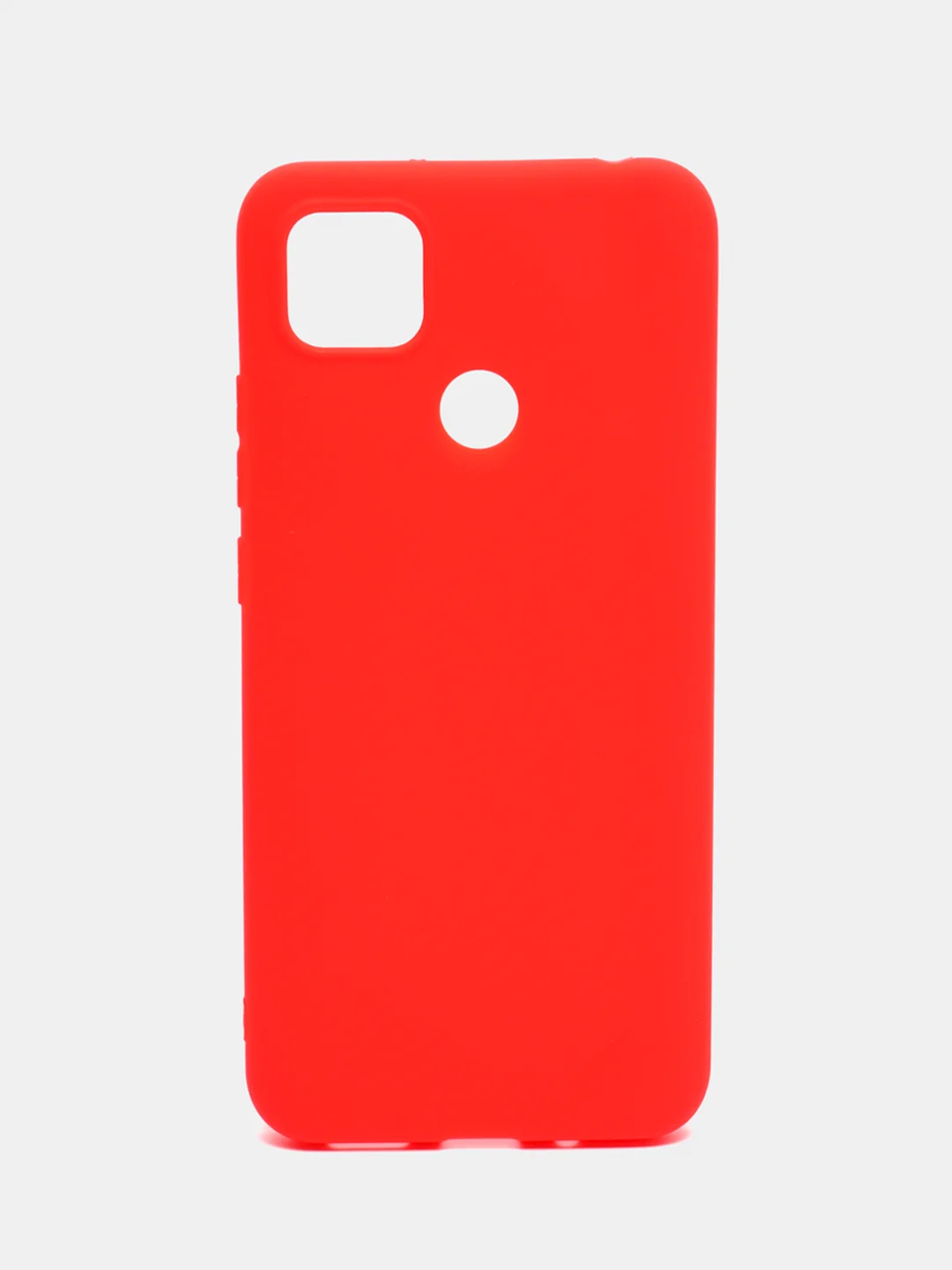 Красный чехол Xiaomi Redmi 9C / 9C NFC / 10A (Сяоми Редми 9С, 10А), прозрачный