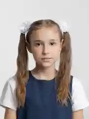 Белый бант для школы, 2 штуки