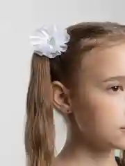 Белый бант для школы, 2 штуки