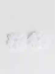 Серебряный бант для школы, 2 штуки