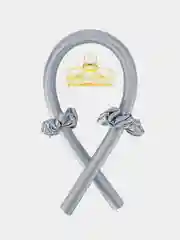 Серебряный мягкие бигуди для завивки волос