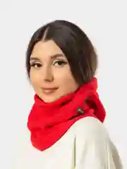 Багровый капюшон-балаклава, шапка-снуд флисовая, для спорта, туризма, охоты и рыбалки