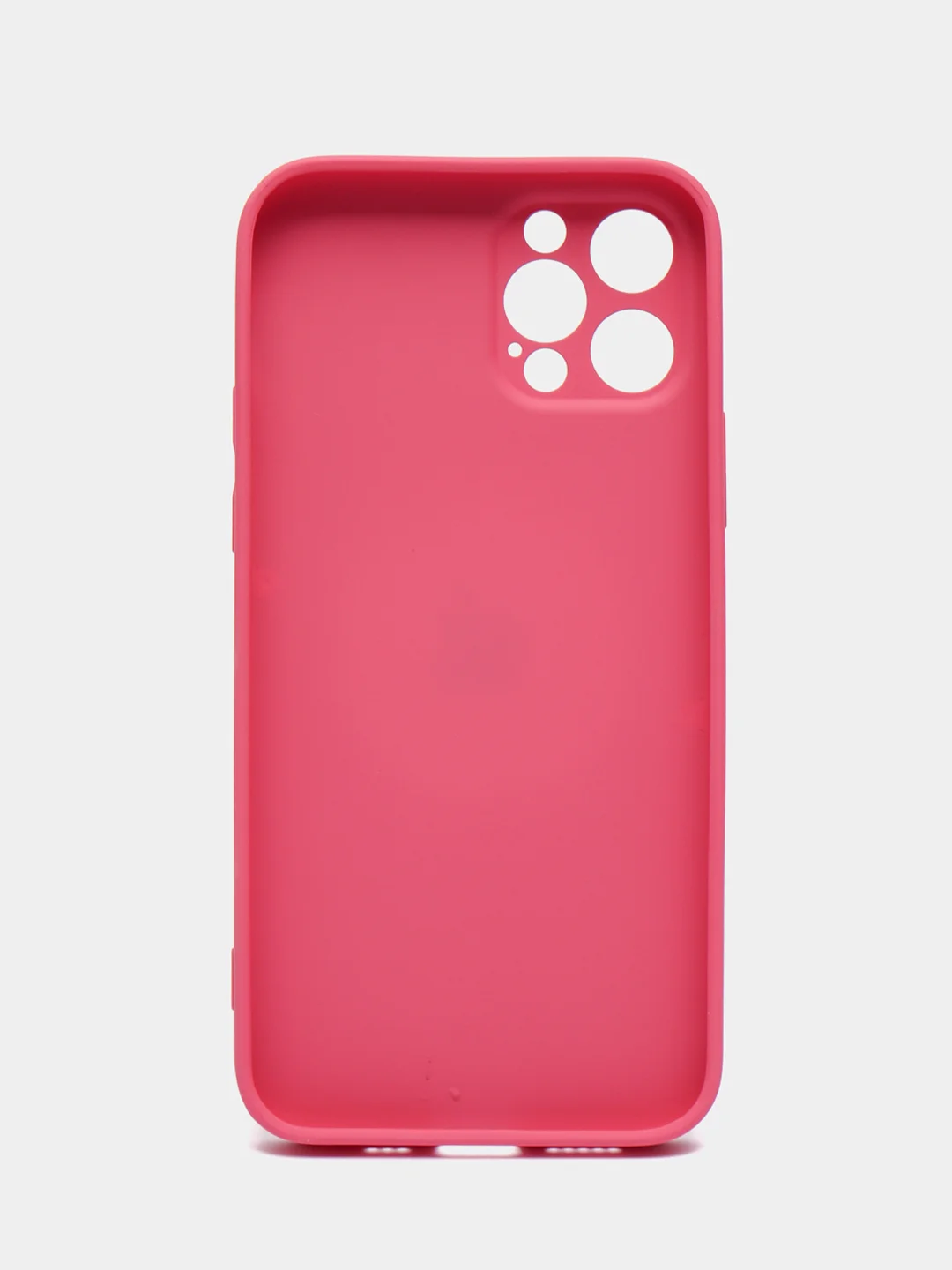 Фуксия чехол силиконовый для iPhone 7/8/7 Plus/11/12/13 Pro Max/12 Pro, со стеклянной панелью