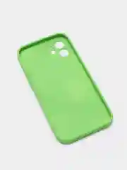 Салатовый чехол силиконовый для iPhone 7/8/7 Plus/11/12/13 Pro Max/12 Pro, со стеклянной панелью