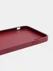 Бордовый чехол силиконовый для iPhone 7/8/7 Plus/11/12/13 Pro Max/12 Pro, со стеклянной панелью