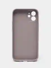 Бежевый чехол силиконовый для iPhone 7/8/7 Plus/11/12/13 Pro Max/12 Pro, со стеклянной панелью