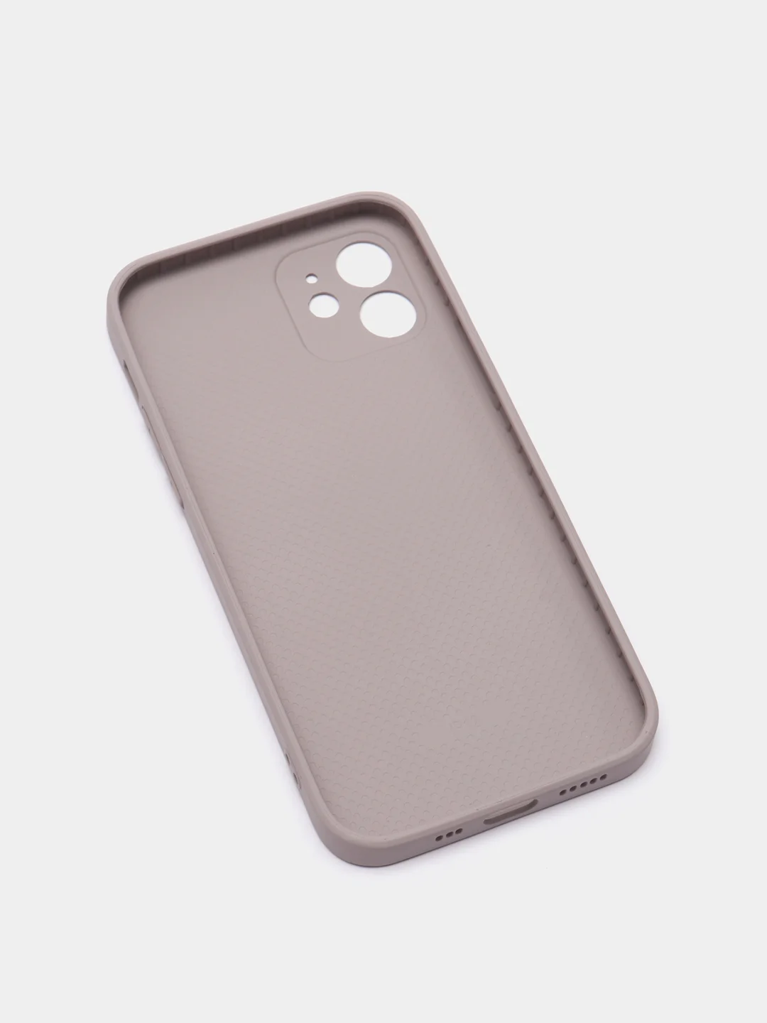 Бежевый чехол силиконовый для iPhone 7/8/7 Plus/11/12/13 Pro Max/12 Pro, со стеклянной панелью