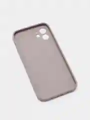 Бежевый чехол силиконовый для iPhone 7/8/7 Plus/11/12/13 Pro Max/12 Pro, со стеклянной панелью