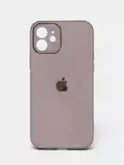 Бежевый чехол силиконовый для iPhone 7/8/7 Plus/11/12/13 Pro Max/12 Pro, со стеклянной панелью