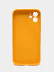 Горчичный чехол силиконовый для iPhone 7/8/7 Plus/11/12/13 Pro Max/12 Pro, со стеклянной панелью