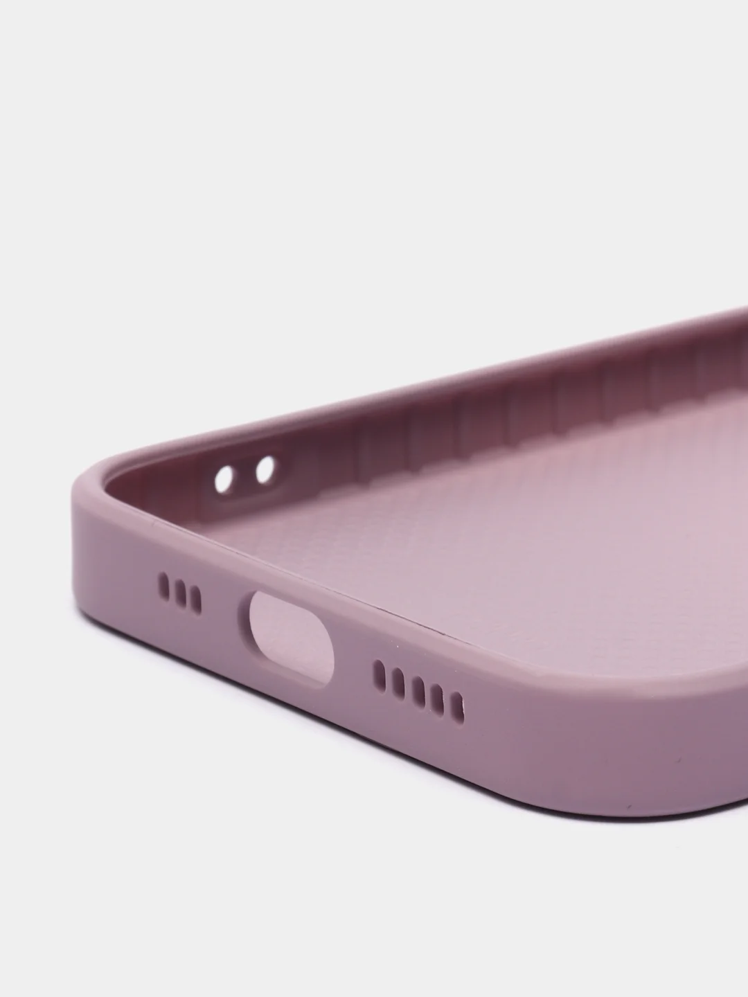 Сиреневый чехол силиконовый для iPhone 7/8/7 Plus/11/12/13 Pro Max/12 Pro, со стеклянной панелью