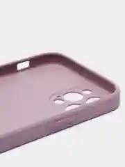 Сиреневый чехол силиконовый для iPhone 7/8/7 Plus/11/12/13 Pro Max/12 Pro, со стеклянной панелью