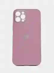Сиреневый чехол силиконовый для iPhone 7/8/7 Plus/11/12/13 Pro Max/12 Pro, со стеклянной панелью