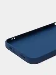 Темно-синий чехол силиконовый для iPhone 7/8/7 Plus/11/12/13 Pro Max/12 Pro, со стеклянной панелью
