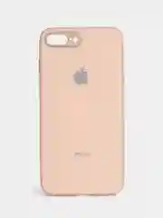 Кремовый чехол силиконовый для iPhone 7/8/7 Plus/11/12/13 Pro Max/12 Pro, со стеклянной панелью