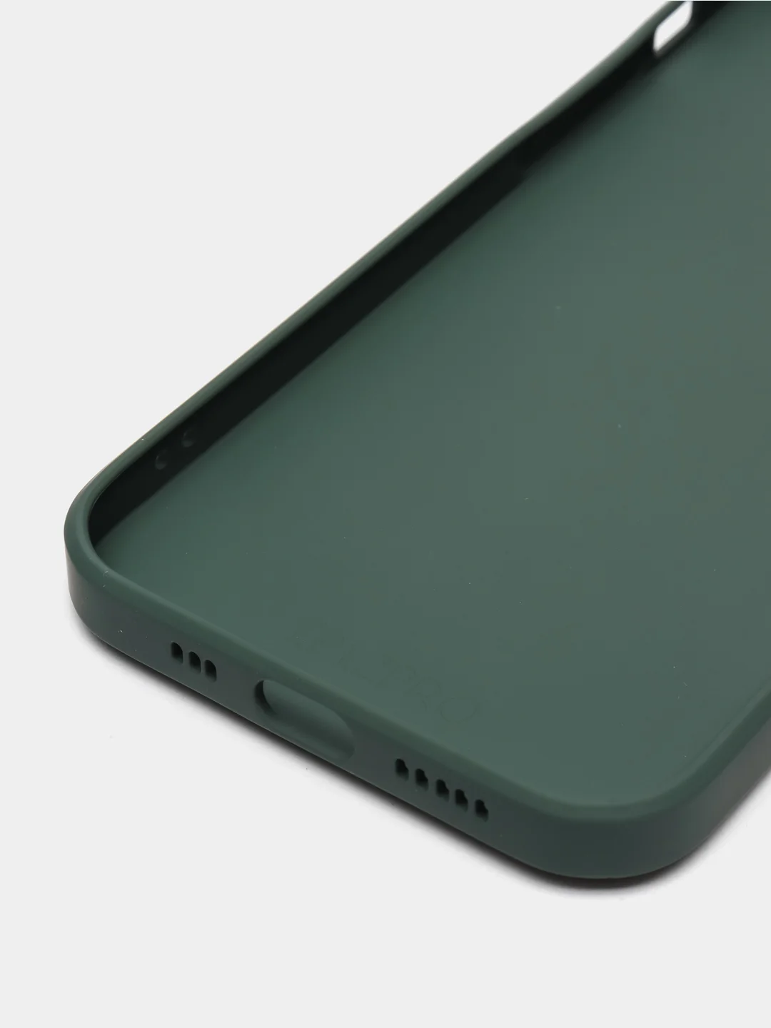Зеленый чехол силиконовый для iPhone 7/8/7 Plus/11/12/13 Pro Max/12 Pro, со стеклянной панелью