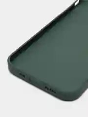 Зеленый чехол силиконовый для iPhone 7/8/7 Plus/11/12/13 Pro Max/12 Pro, со стеклянной панелью