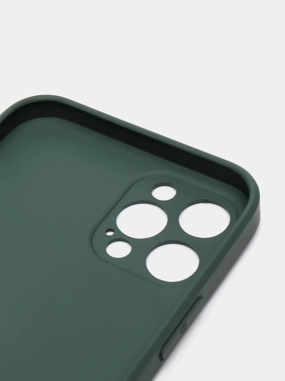 Зеленый чехол силиконовый для iPhone 7/8/7 Plus/11/12/13 Pro Max/12 Pro, со стеклянной панелью