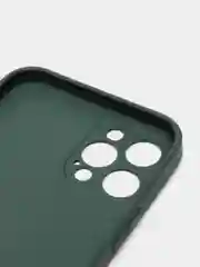 Зеленый чехол силиконовый для iPhone 7/8/7 Plus/11/12/13 Pro Max/12 Pro, со стеклянной панелью