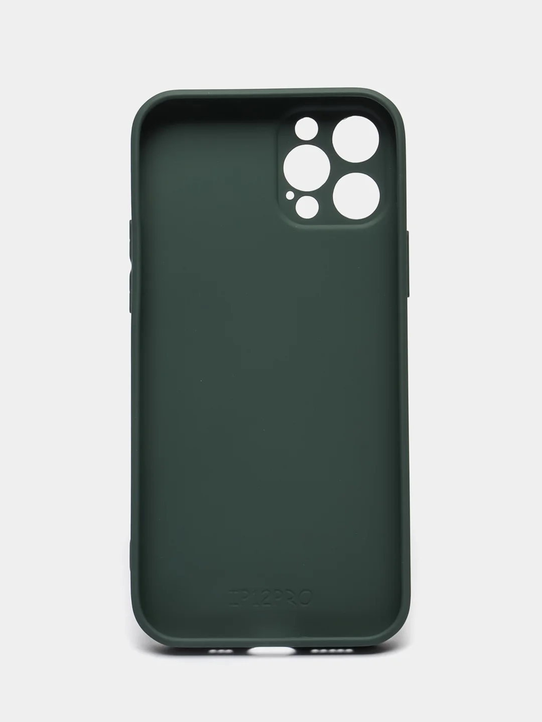 Зеленый чехол силиконовый для iPhone 7/8/7 Plus/11/12/13 Pro Max/12 Pro, со стеклянной панелью