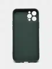 Зеленый чехол силиконовый для iPhone 7/8/7 Plus/11/12/13 Pro Max/12 Pro, со стеклянной панелью
