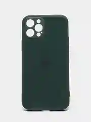 Зеленый чехол силиконовый для iPhone 7/8/7 Plus/11/12/13 Pro Max/12 Pro, со стеклянной панелью