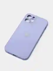 Лавандовый чехол силиконовый для iPhone 7/8/7 Plus/11/12/13 Pro Max/12 Pro, со стеклянной панелью