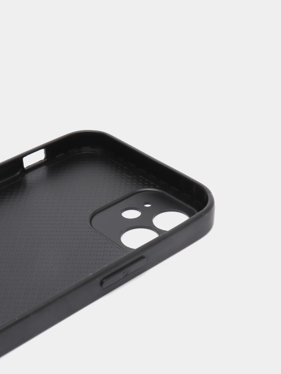 Черный чехол силиконовый для iPhone 7/8/7 Plus/11/12/13 Pro Max/12 Pro, со стеклянной панелью