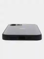 Черный чехол силиконовый для iPhone 7/8/7 Plus/11/12/13 Pro Max/12 Pro, со стеклянной панелью