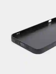 Черный чехол силиконовый для iPhone 7/8/7 Plus/11/12/13 Pro Max/12 Pro, со стеклянной панелью