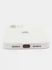 Белый чехол силиконовый для iPhone 7/8/7 Plus/11/12/13 Pro Max/12 Pro, со стеклянной панелью